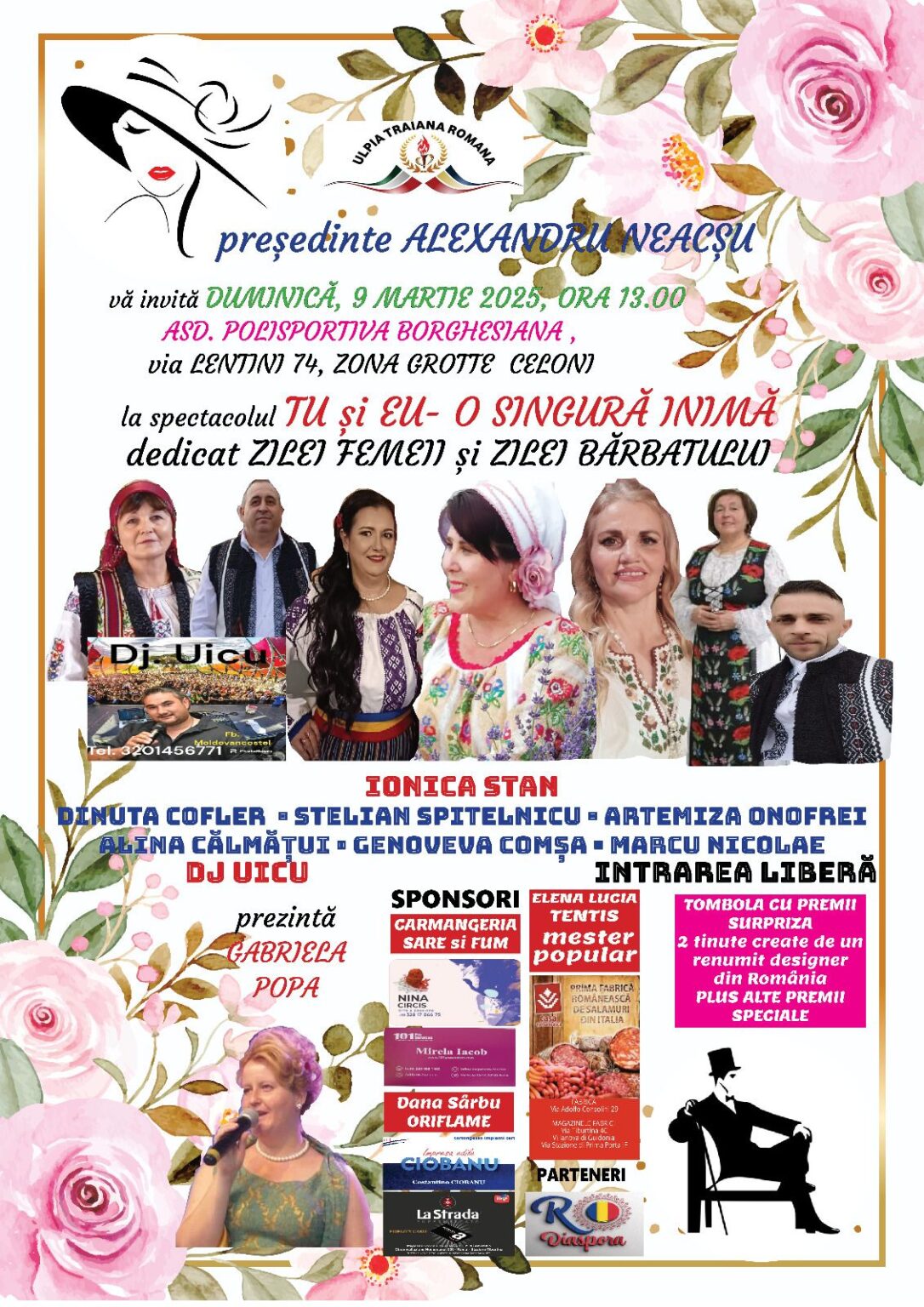 Eveniment cultural și festiv dedicat Zilei Femeii și Zilei Bărbatului