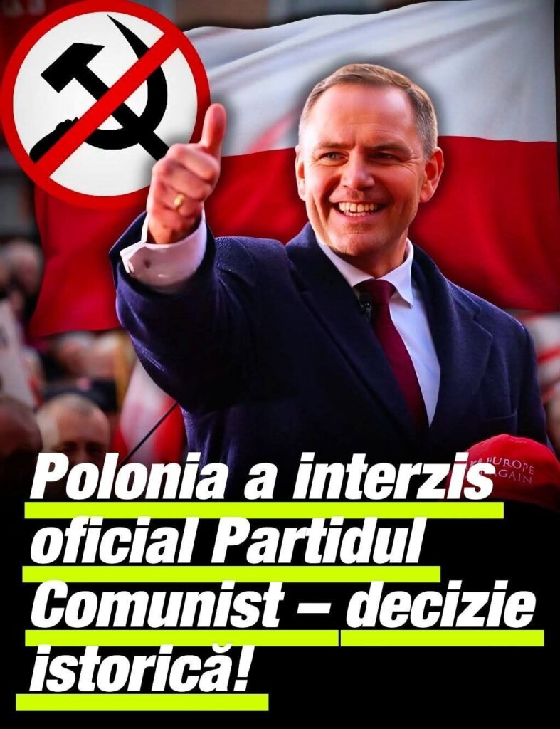 . 🔴 Polonia aruncă comunismul la gunoiul istoriei: Partidul Comunist, interzis definitiv