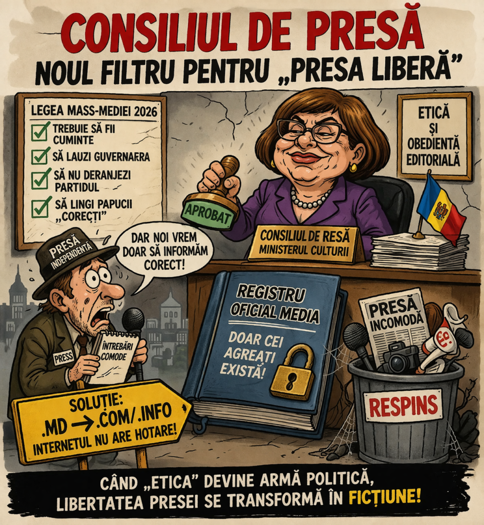 Revoltă în presă: Consiliul de Presă, acuzat că devine „filtrul politic” al jurnalismului din Republica Moldova